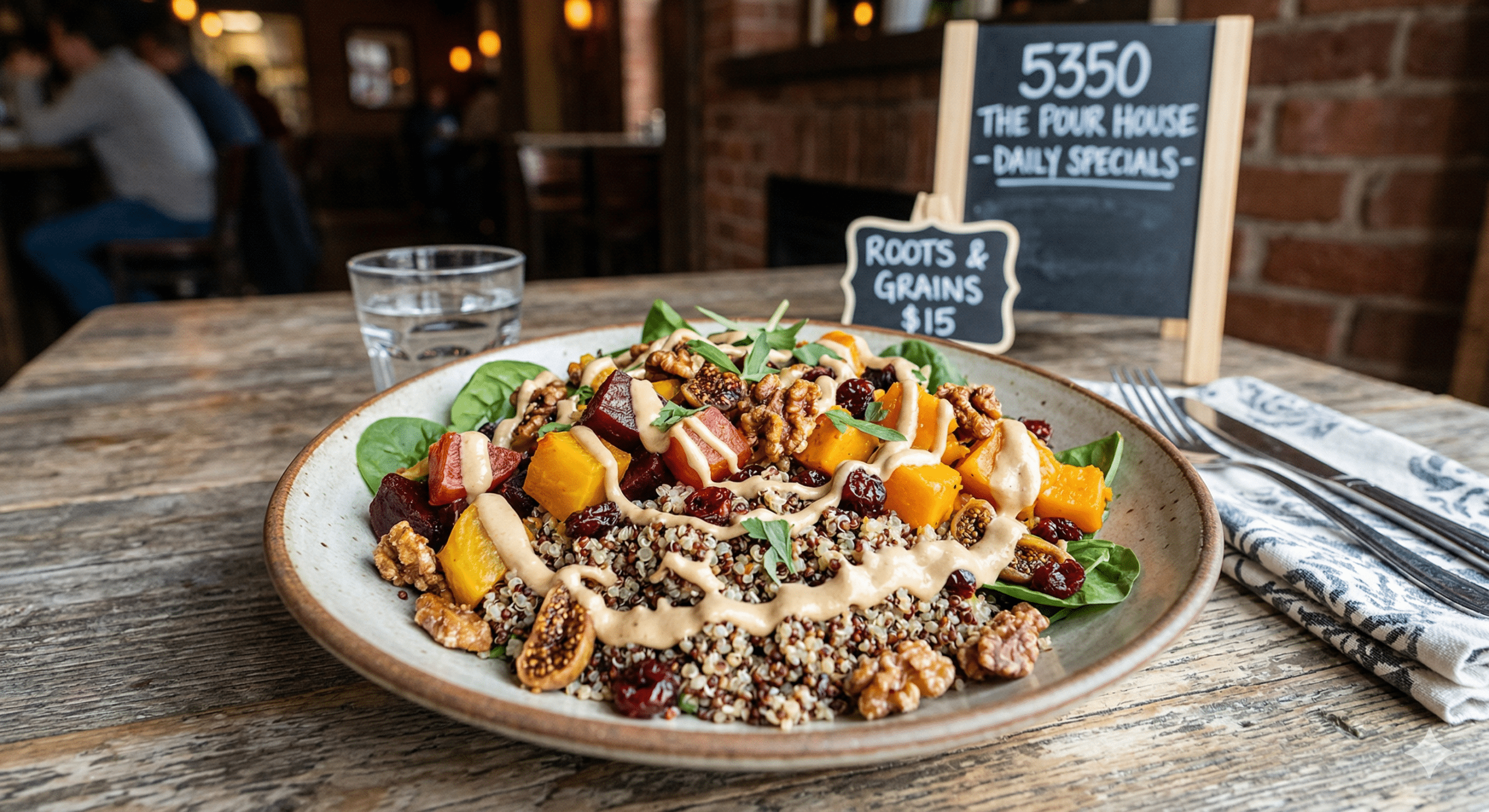 roots and grain bowl 5350 the pour house